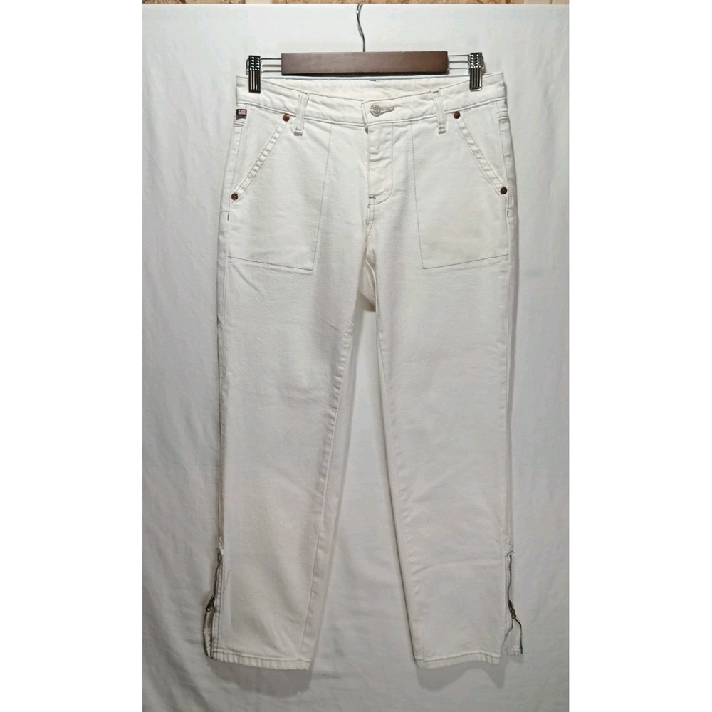 Women's Ralph Lauren Polo Jeans Company. White Denim. 29 Inch Waist 27 Inseam